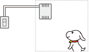 呼び鈴などで音がでるタイプの場合